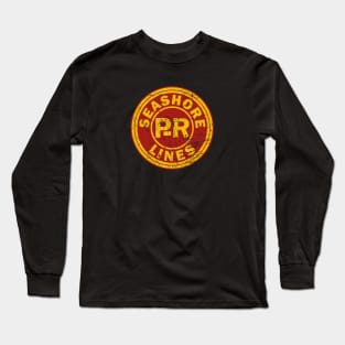 Distressed Pennsylvania-Reading Seashore Lines Railroad Long Sleeve T-Shirt